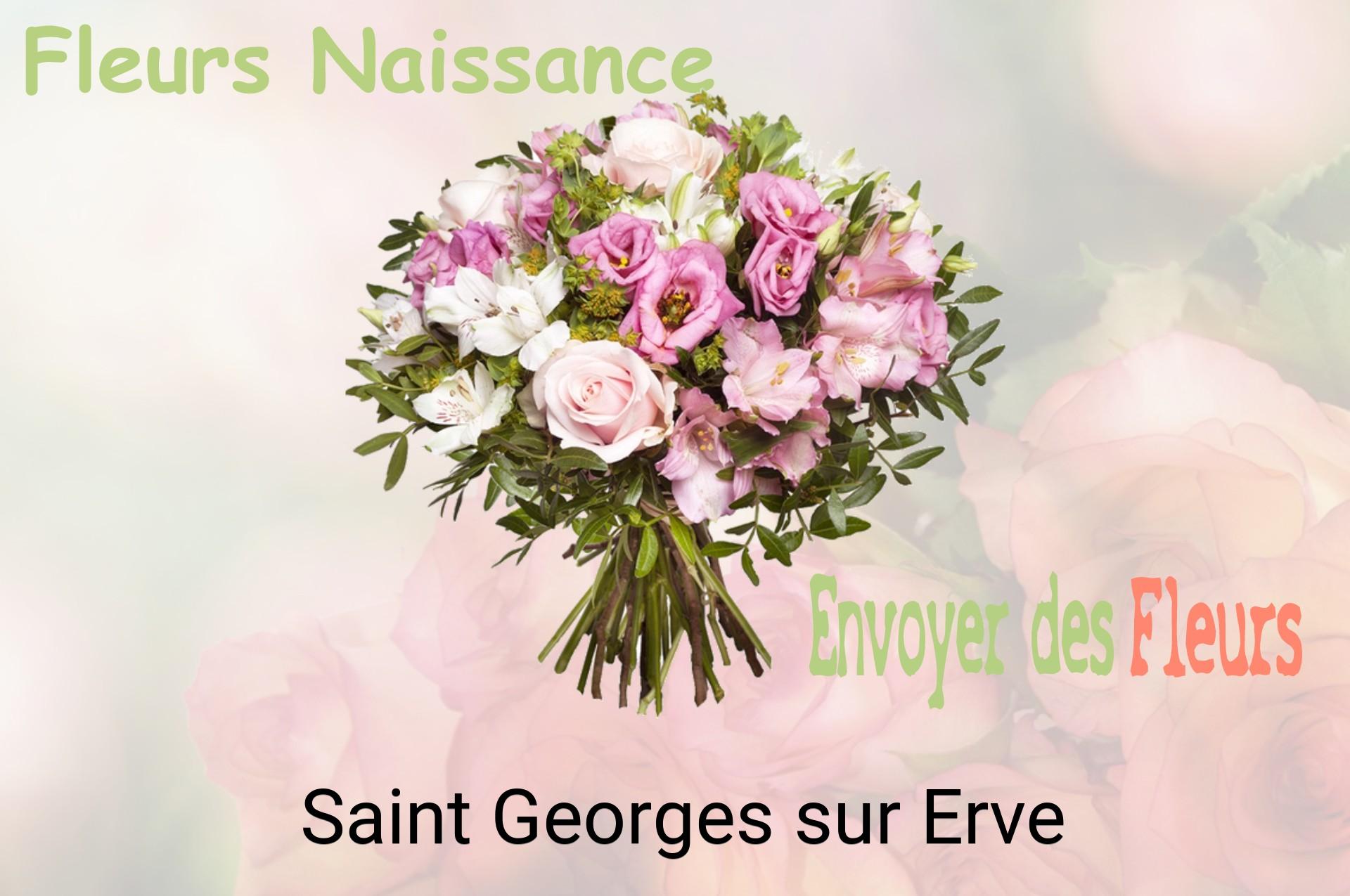 Bouquet de fleurs de naissance livré à Saint-Georges-sur-Erve